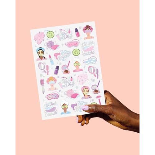 xo, Fetti Girls Spa Party Temporary Tattoos - 62 Styles | Slumber Party Birthday Supplies, Self Care Goodie Bag Favors, Cute Decorations, Easter Basket, Stocking Stuffer, Sleepover Accessory Activity