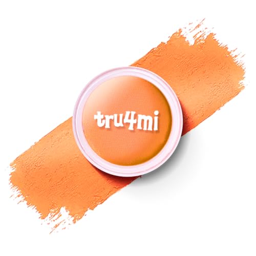 -Water Activated Eyeliner -Wet Liner Makeup - Smudge Proof Face Body Paint Long Lasting Formula- ¡°TruTangerine¡± Orange -10g/container