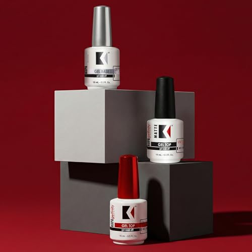 KUPA GelFinity Gel Base Coat, Superior Adhesive Bond for Long-Lasting Nail Polish, Professional UV/LED Soak-Off Foundation 8.0 Fl Oz