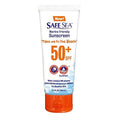 SAFE SEA Jellyfish Sting-Blocking Sunscreen, SPF 50+ travel Size Lotion, Waterproof, Biodegradable, Coral Reef-Safe, Body and Face Sunscreen, Anti-Jellyfish and Sea-Lice sting protection (Tube 3.4 oz)