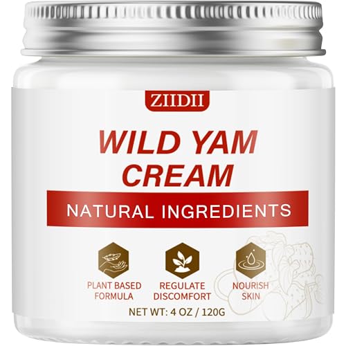 Wild Yam Cream - Natural Balancing Cream for Women Soothing Support for Midlife Wellness, Deeply Nourish & Moisturize the Skin,4 oz