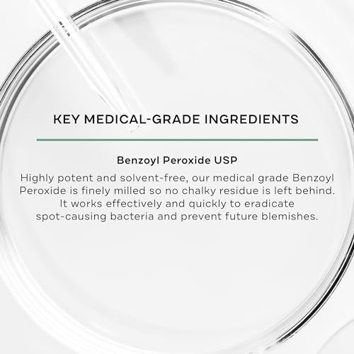 Replenix BP Acne Gel 10% Spot Treatment, Medical-Grade Benzoyl Peroxide Blemish Treatment for Acne-Prone Skin (2 oz)