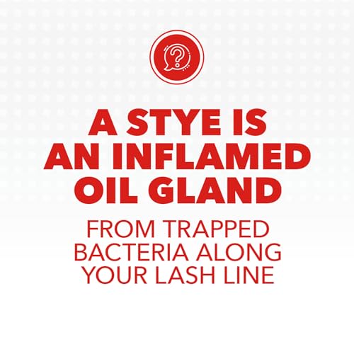 Stye Cleansing Eyelid Wipes ? Individually Wrapped Face Wipes Gently Remove Oil, Dirt & Other Contaminants, 12 Count
