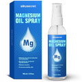 Pure Magnesium Oil Spray (4 Fl Oz), Magnesium Oil for Feet, Natural Ingredient in Glass Bottle, Fast-Absorbing Mist for Feet & Skin