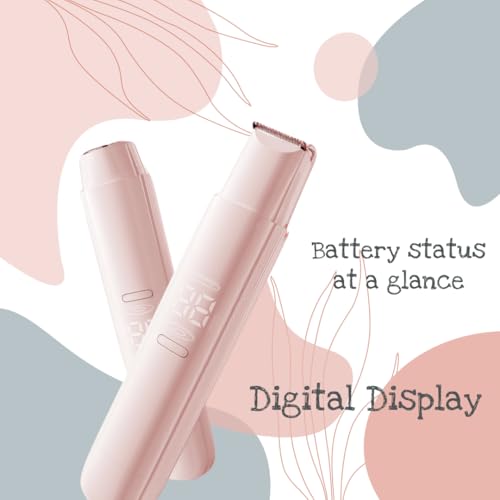 Women's Electric Shaver, Electric Razor for Women with Digital Display, Dual-Head Bikini Trimmer, 2 in 1 Razor, Trimmer Shaver 2-in-1, Wet/Dry, Compact Travel Ready
