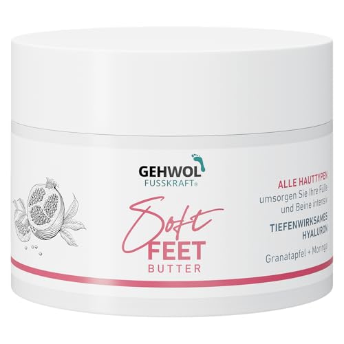 GEHWOL Soft Feet Butter 3.5 oz/100 ml pomegranate & moringa