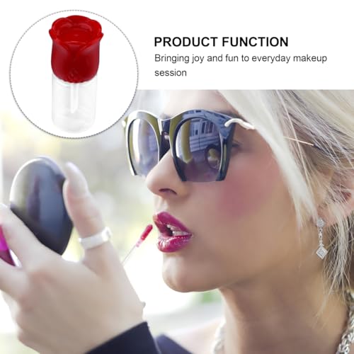 Hemoton Empty Lip Gloss Tubes Bulk 15 Pack Clear Refillable Lip Balm Containers for Diy Beauty Makeup Travel Portable 1.14X2.55 Inch