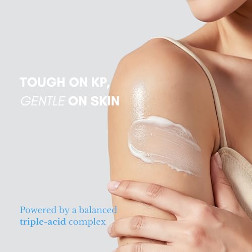 Keratosis Pilaris Treatment, KP Bump Eraser - Texture Refining Body Serum for KP, Ingrown Hairs, & Body Breakouts, Advanced Triple-Acid Complex with 5% Glycolic Acid, AHA/BHA/PHA 120 ml