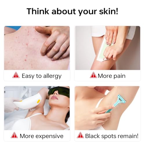 QUARXERY Body Hair Removal Cream For Women & Men, 5-10 Mins Painless Depilatory Cream For Sensitive Skin With Soothing Aloe Vera & Avocado Extract, Moisturizing & Smooth, for Underarms, Legs, Arms