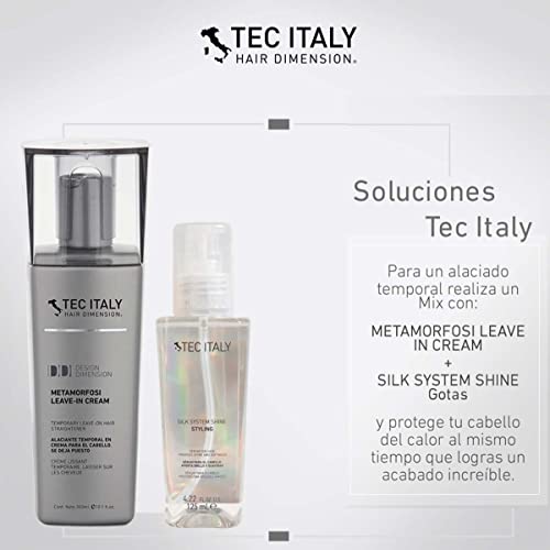 Tec Italy Frizz Hair Control Pack - Metamorfosi Leave in Cream & Silk System Shine