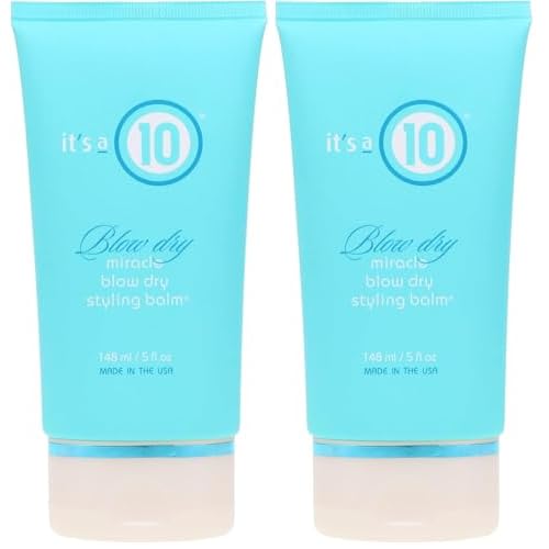 It's a 10 Miracle Blow Dry Styling Balm Unisex Balm 5 Fl Oz (Pack of 2), B07C3WZ43G