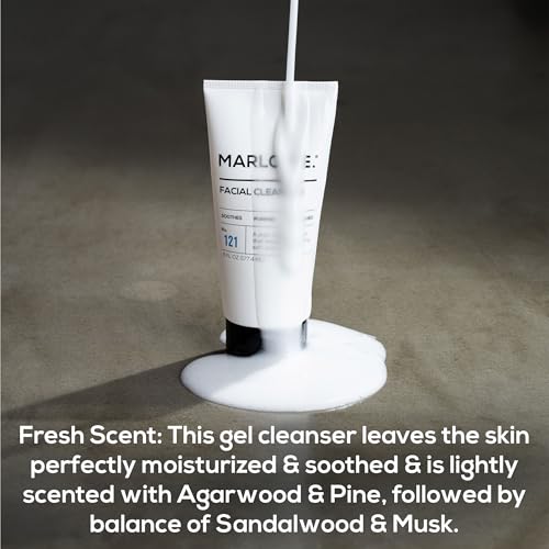 MARLOWE. Men's Body Wash & Face Cleanser Bundle ? Refreshing Wash with Natural Extracts + Purifying Daily Cleanser