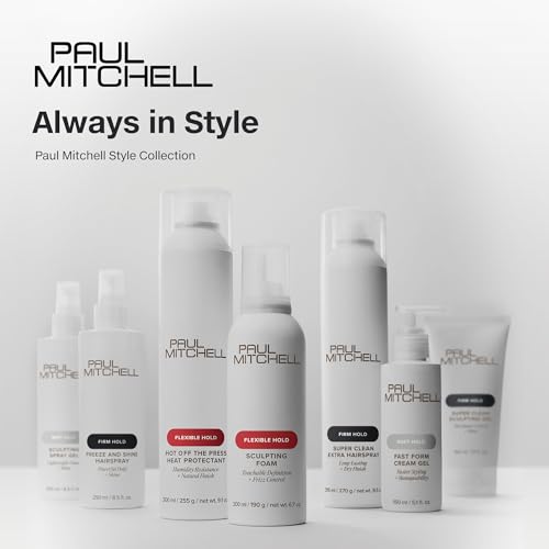 Paul Mitchell Dry Wax, Long-Lasting Hold, Matte Finish, For All Hair Types, 1.8 oz