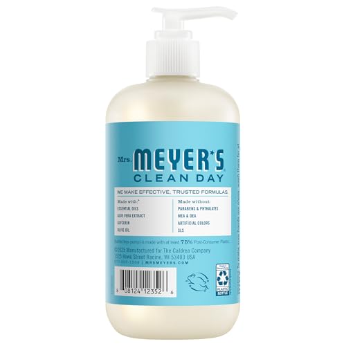 Mrs. MEYER'S CLEAN DAY Liquid Hand Soap, Dewdrop Scent, 12.5 Ounce Bottle (Pack of 2)