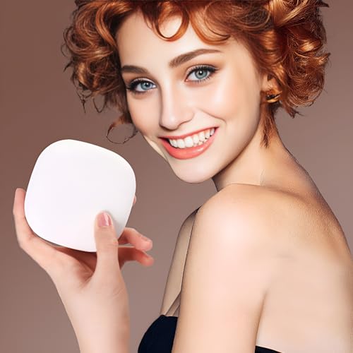LED Travel Magnifying Makeup Mirror - 1X/10X Rechargeable 4-inch Magnifying Mirror with Light, 3-Level Dimmable, Compact Portable Mirror for Purses & Travel | Ideal Gift