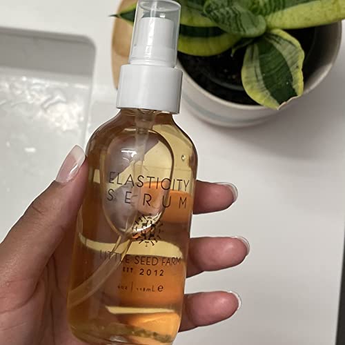Little Seed Farm Elasticity Serum - Skin Care Toning and Firming Face Serum - Net Wt. 4 fl oz