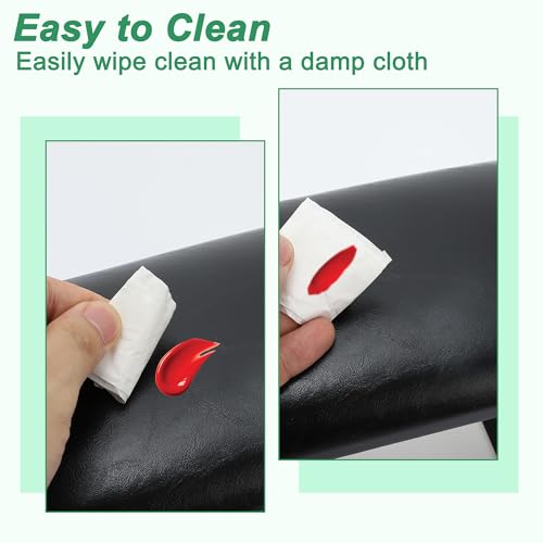 VOCOSTE Arm Rest for Nails Tech, Non-Slip Nail Arm Rest, Manicure Hand Rest with Detachable Brackets, Hand Rest for Nails Tech, Nail Hand Rest, Black