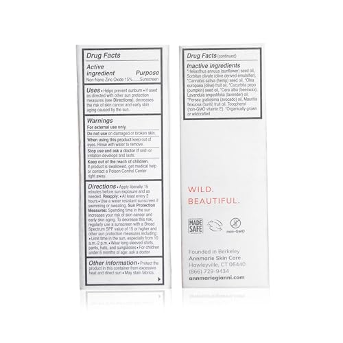 Annmarie Skin Care Sun Love SPF 20 Sunscreen - Reef Safe. - Non-Nano Zinc Oxide Sunscreen with Moisturizing Organic Pumpkin, Sunflower, Hemp Seed Oils, Lightweight & Sheer Sunscreen (50mL, 1.7 fl oz)