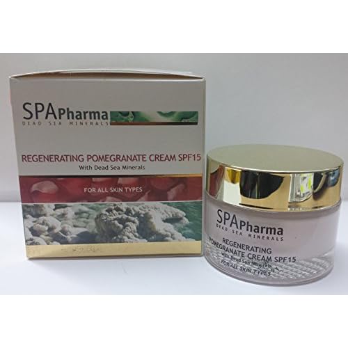 Israel - 50ml 1.7oz Regenerating Pomegranate Cream Anti Aging Dead Sea Spa Pharma Spf 15