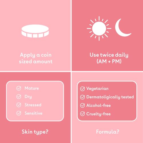 Q+A Collagen Face Cream (50g), Natural Skincare Anti-Ageing Face Care with plant-powered Collagen, Shea Butter and Magnesium, Hydrating and Firming Day Cream