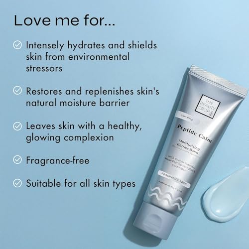 The Beauty Crop Peptide Calm Moisturising Barrier Balm - Hydrating Balm with Copper Peptide, Multi-Peptide Complex & Ceramides - 50 ml