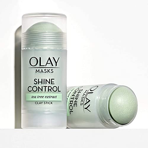 Olay Shine Control with Tea Tree Extract Facial Mask Stick, Tea Tree Extract Mask Stick, 1 Count