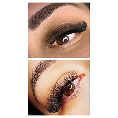 Individual Classic/Volume Lash Extensions | 0.03, 0.05 diameter | 9mm - 16mm length | C Curl, D Curl | Easy Fan | Synthetic Mink (16mm, 0.05 C Curl), 3840 Count (Pack of 1)