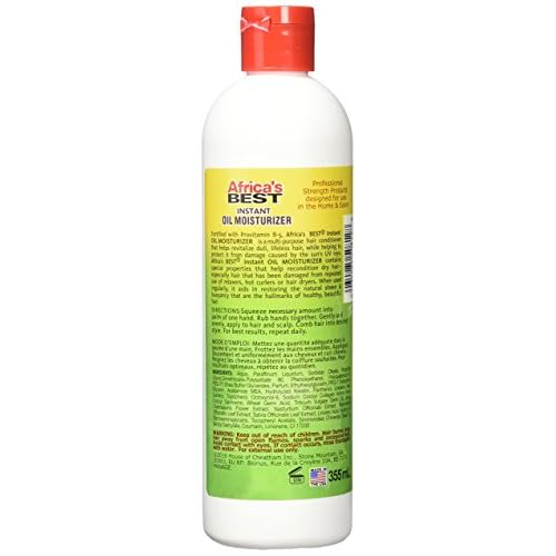 Africa's Best Instant Oil Moisturizer, 12 Ounce, Green