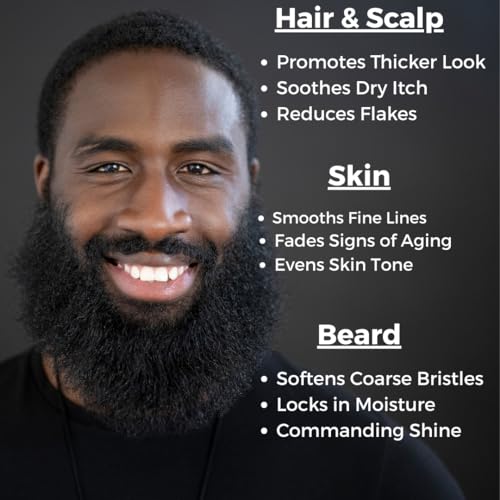 3 Bottle Sample Pack 11 Natural Anti-Aging Cologne Scented Beard Oils For All Men, Beard Growth and Conditioner | Dry Flaky Dandruff skin | Oily Skin ( Avintus, Exclusive, Tobacco Vanilla )