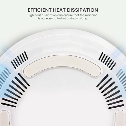 Lavinda Nail Dust Collector Quiet Plug-in Nail Tech Powerful Dust Vacuum Suction Fan with Reusable Filter, Electric Acrylic Nail Dust Cleaner for Nail Polishing, Low Noise, Salon Home