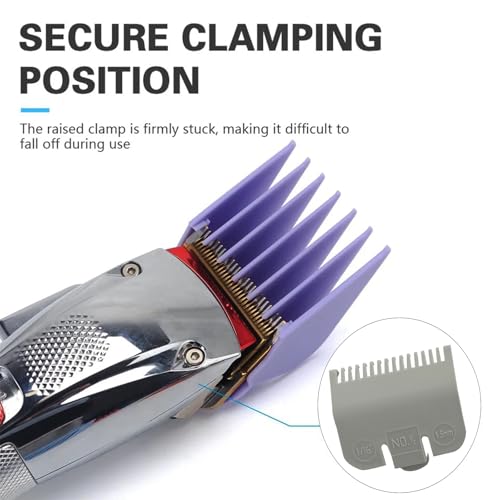 Professional Hair Clipper Guards Cutting Guides Compatible with Wahl Hair Clippers Trimmers - 3 Cutting Lengths 1 1/2¡± & 1/2¡± & 1¡±(1.5 & 3 & 4.5 mm) Fits Most Size Wahl Guide Combs - 3 Color Coded