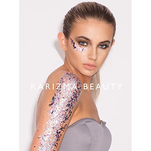 Unicorn Strobe Chunky Glitter // Karizma Beauty for Face and Body Festival Sparkles 10g