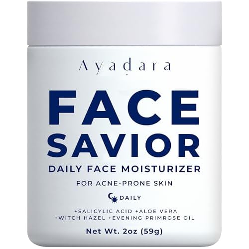 Acne Facial Moisturizer, 2 fl oz, Advanced Oil Control Face Moisturizer for Oily Skin, Hydrating Acne Cream & Anti Acne Moisturizer for Face, Powerful Skin Care Regimen for Men & Women