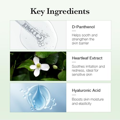 31% Reduction in Sebum & 15.5% High-Dose D-Panthenol | Calms Redness, Repairs Skin Barrier & Locks in Hydration | With Heartleaf Extract | Korean Skincare Daily Moisturizer (35 ml/1.18 fl.oz.)