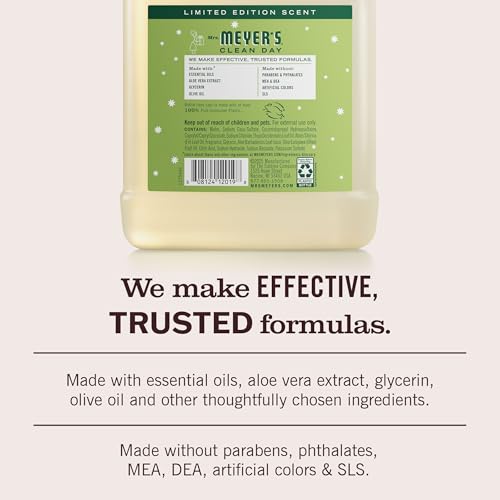 MRS. MEYER'S CLEAN DAY Hand Soap Refill, Iowa Pine Scent, 33 Fl Oz Bottle