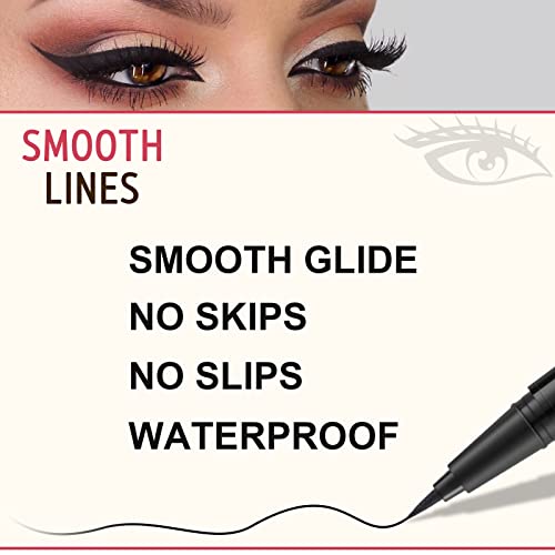 LAVONE Eyebrow Makeup Kit, with 4 Tip Waterproof Microblading Eyebrow Pencil, Eyeliner, Eyebrow Pomade and Dual-ended Eyebrow Brush - Ash Brown 02
