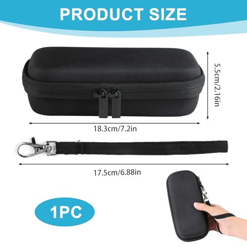 Hard Case for Electric Trimmer and Shaver Travel Case Compatible with One Blade Pro Replacement Heads Acessories QP2620 QP2630 QP2520 QP2530 Organizer Carrying Bag, Black