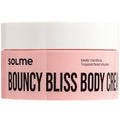 SOLME Bouncy Bliss Body Cream | Deep Moisture Body Butter with Coconut & Jojoba Oil, Collagen & Avocado | Cozy Peach Vanilla Scent | Winter Hydration & Holiday Gift | K-Beauty | 6.76 fl oz