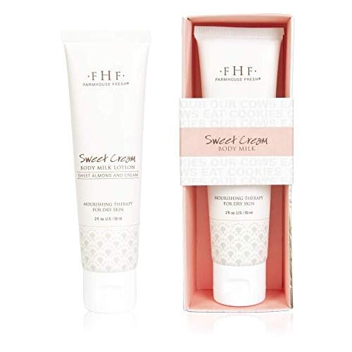 FarmHouse Fresh Sweet Cream Body Milk Travel Lotion, Sweet Cream, 2 fl. oz.