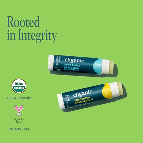 Cliganic Organic Lip Balm 4 pack - Fresh Faves
