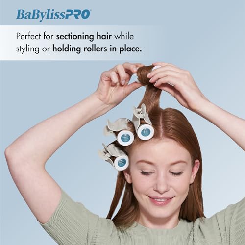 BabylissPRO Clips for Rollers, 10 Count (Pack of 1)