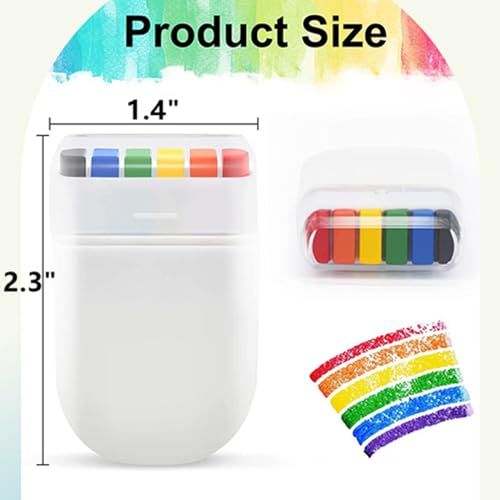 Rainbow Face Paint Set, 4 Count, Pride Face Paint Stick for LGBT Pride Month Celebrations Party, Rainbows Makeup Gay Pride Rainbow Crayon for Body