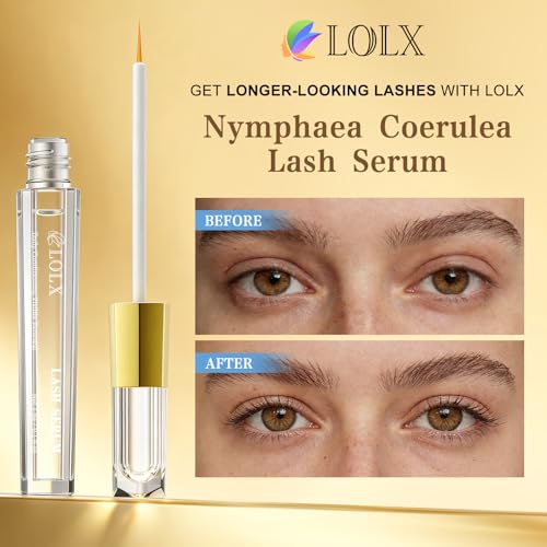 Lash Serum for Eyelash Growth, Peptide Infused Formula - Visible Results in 7 Days Rapid Eyelash Growth Serum to Boost Longer Fuller and Thicker Looking Lashes for Sensitive Eyes (3 mL)