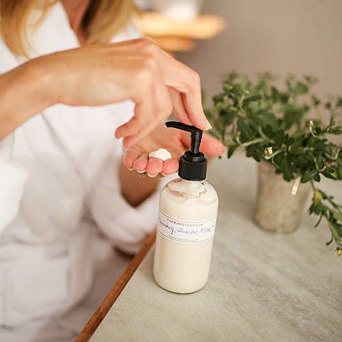 Farmaesthetics Nourishing Lavender Milk Face and Body Lotion (8oz) | Ethically Sourced Sustainable Beauty | Clean, All Natural, Small Batch Skincare