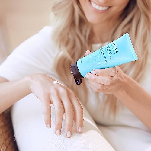 AHAVA Dead Sea Water Mineral Hand Cream - Hand Moisturizer For Dry Cracked Hands, Light & Fast Absorbing, Enriched with Exclusive blend Osmoter, Smoothing Witch Hazel & Soothing Allantoin