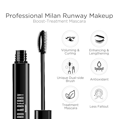 Lord & Berry Boost Treatment MasCare -Lengthening, Lifting & Strengthening Mascara for Healthier, Fuller Lashes, 0.3 fl oz