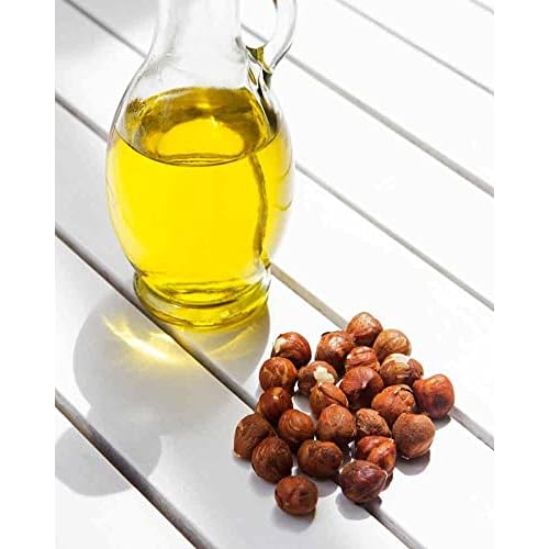 Hazelnut Oil 128 oz Pure Natural Cold Pressed Unrefined Extra Virgin Hazel Nut Oil 1 Gallon - for Hair Skin Body Nail and Beard - Moisturizing, Soothing, Hydrating, & Nourishing