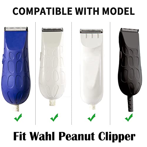 Professional Peanut Clipper Guards for Wahl Peanut ? From 1/8 Inch to 1/2 Inch, Fits for Wahl Peanut, White-4PCS