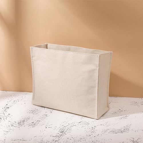 Pure color canvas cosmetic bag ins wind liner travel simple and portable multifunctional storage bag