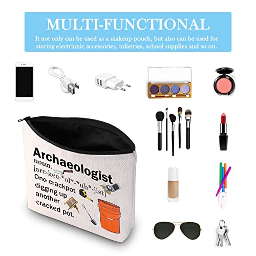 GJTIM Archaeologist Definition Makeup Bag - Anthropology Archaeology Artifact Gift for Students Graduation
